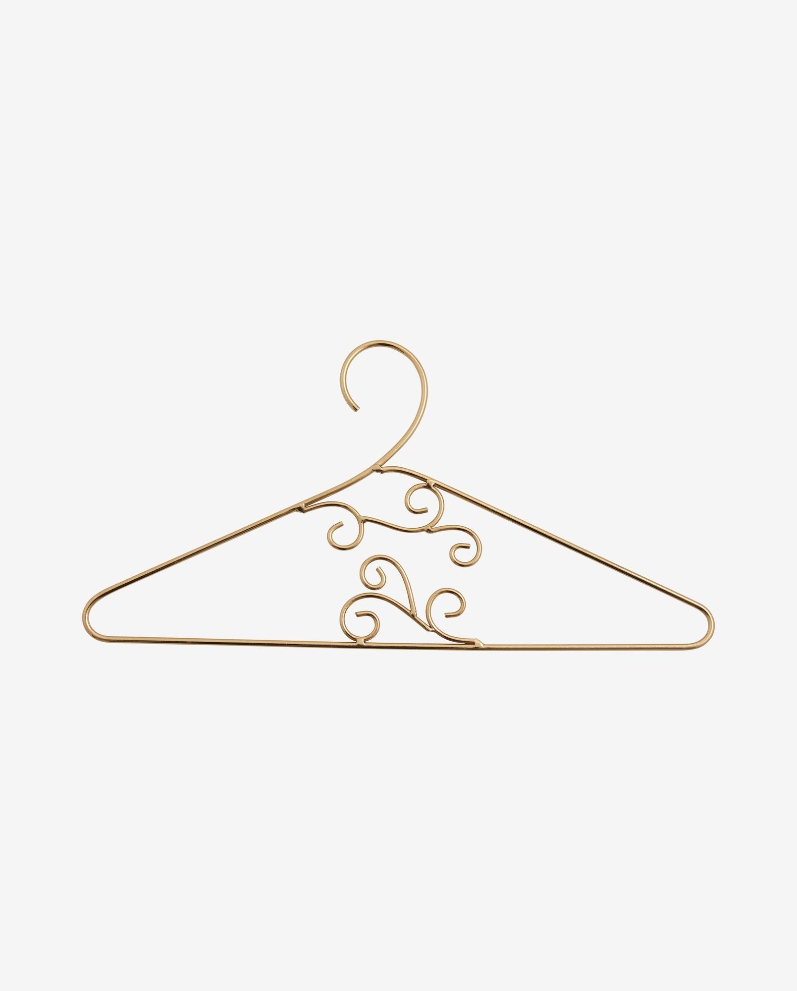 Brace de roupas PAG - H21 cm - acabamento de ouro