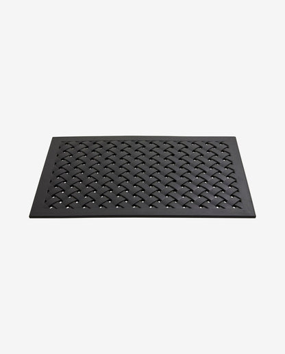 Capacho lumi em borracha - 60x90 cm - preto