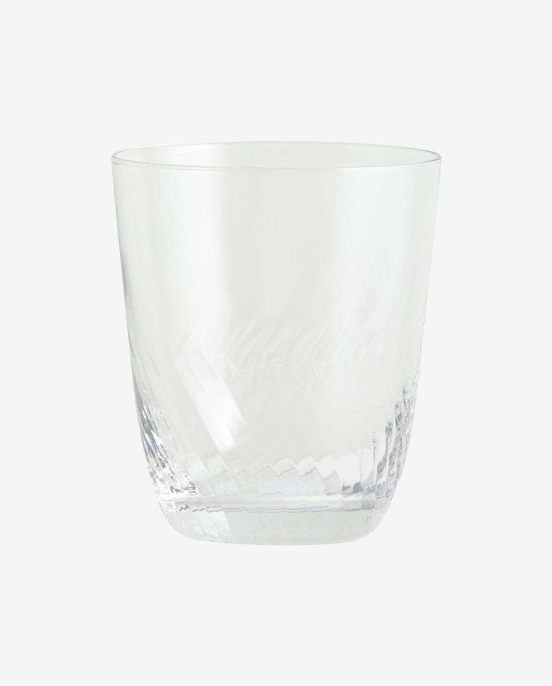 Garo bebendo vidro - H9.5 cm - vidro transparente
