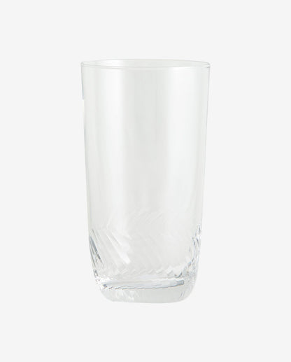 Garo High Drinking Glass - H15 cm - vidro transparente