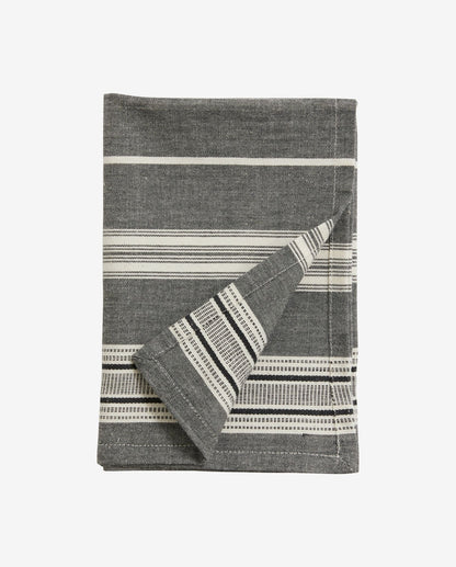 Toalha de algodão Orion - 50x70 cm - Off White/Black