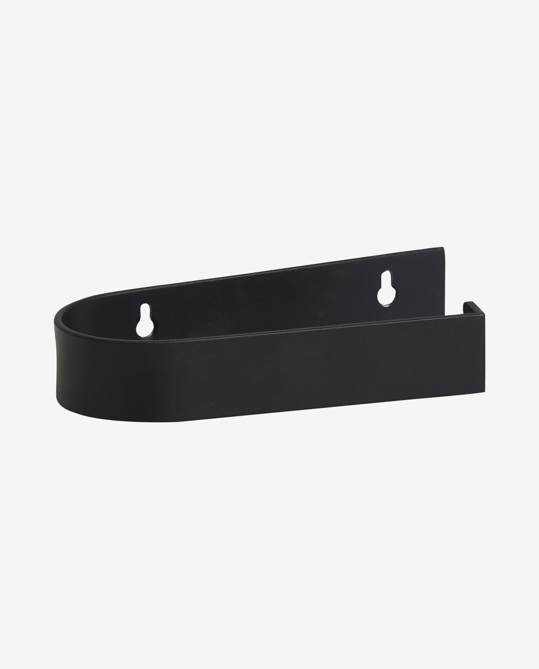 Suporte do rolo do banheiro SOTRA em aço inoxidável - L16,5 cm - preto