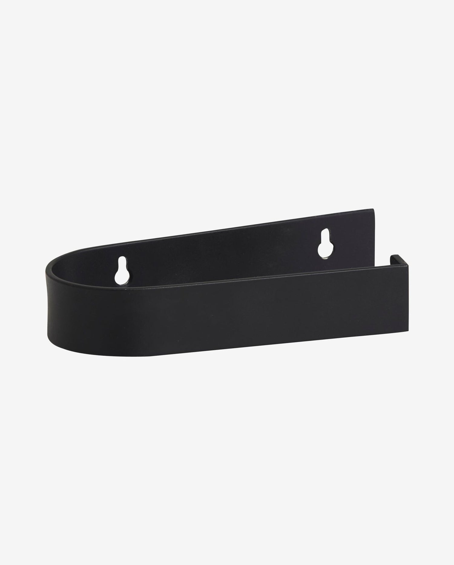 Suporte do rolo do banheiro SOTRA em aço inoxidável - L16,5 cm - preto