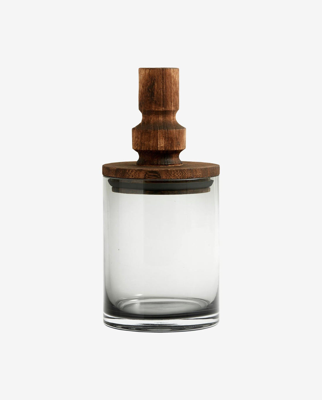 Vidro de armazenamento de sálvia com tampa de madeira - 850 ml