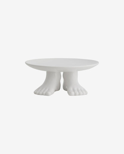 Cicely Bolo Prato em Cerâmica - Ø29,5 cm - Branco