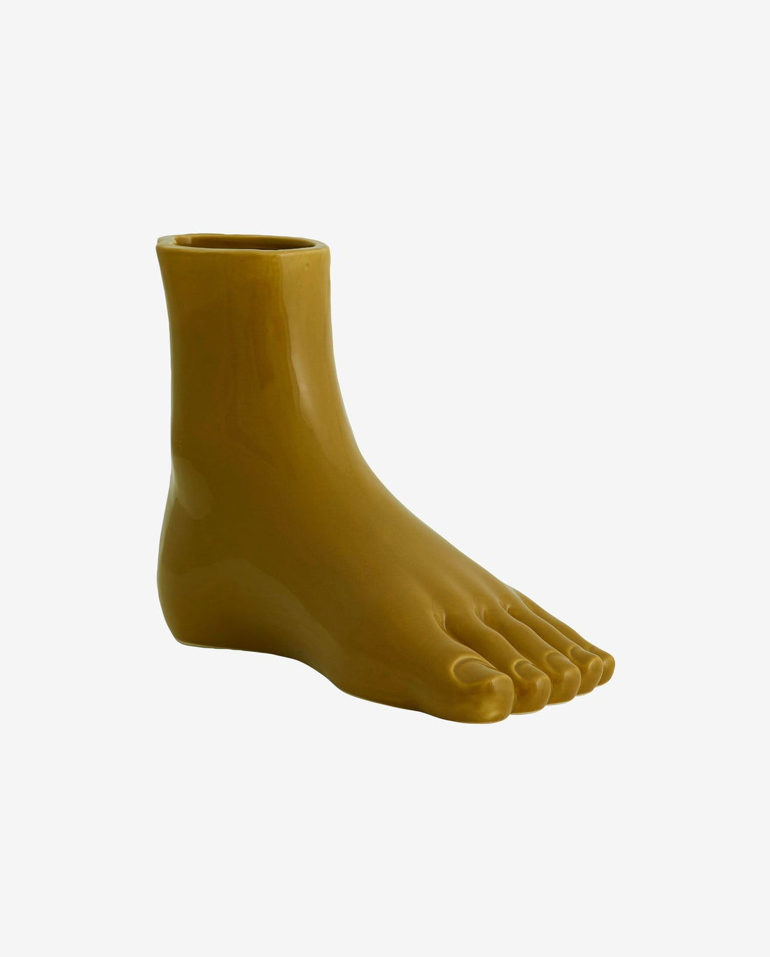 Vaso Aruba em Cerâmica - H19,5 cm - Mustard