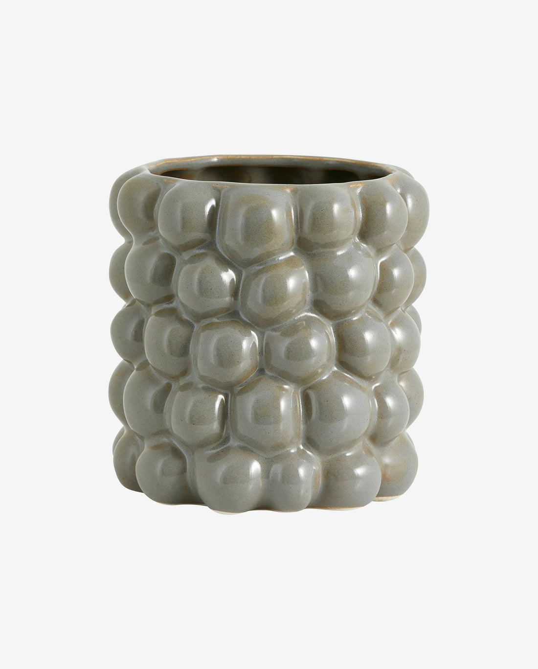 Panela de ervas carna em porcelana - pequena - Ø15,5 cm - cinza