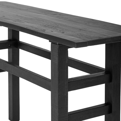 Tabela de console de Bloomingville Riber, preto, madeira reciclada