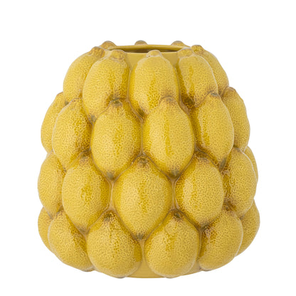 Vaso limão de coleção criativa, amarelo, grés