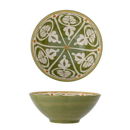 Bloomingville Heikki Bowl, verde, grés