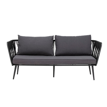Sofá pavone de Bloomingville, preto, metal