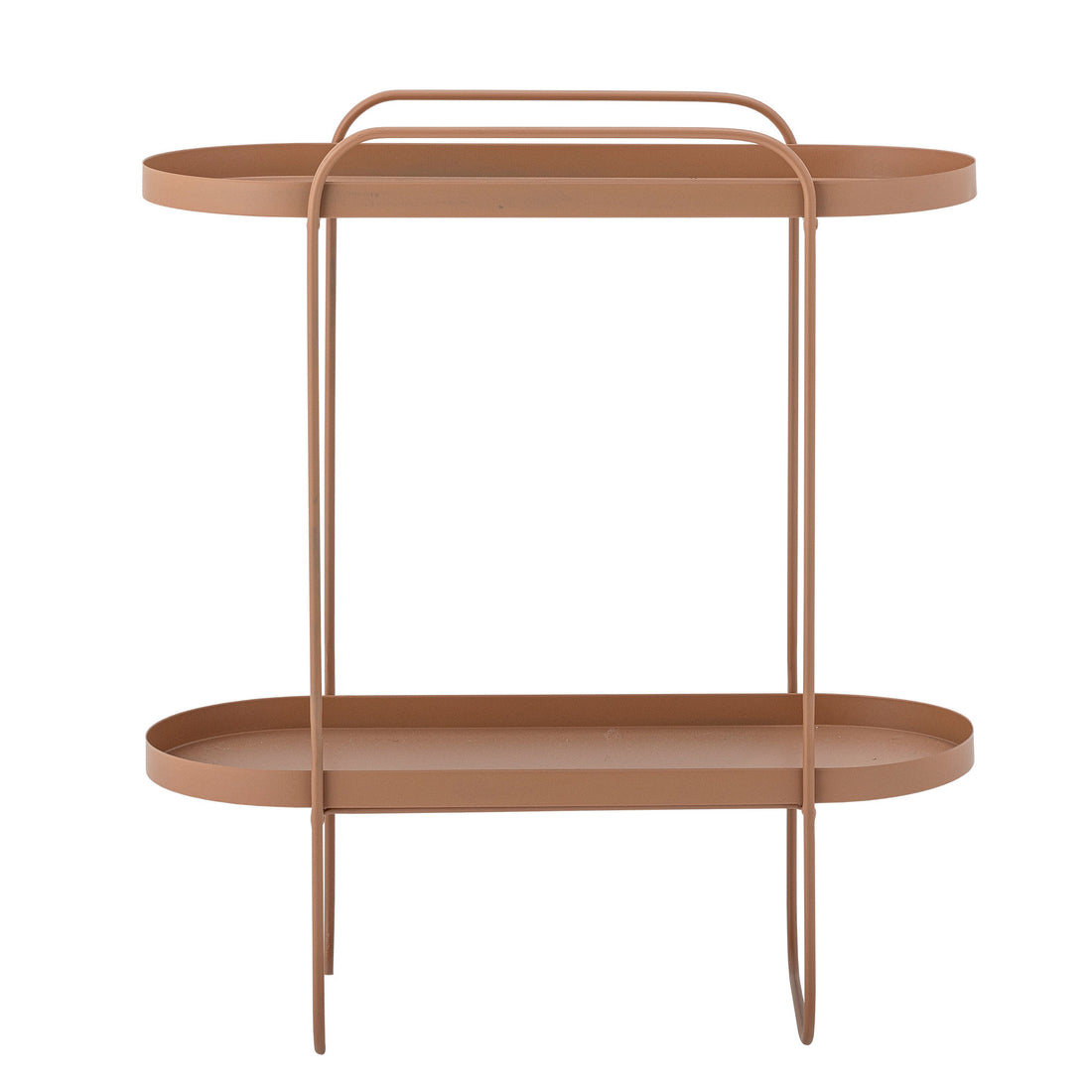 Tabela lateral de Bloomingville REET, marrom, metal