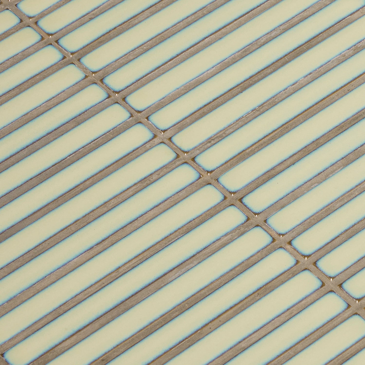 Mesa de Centro em Azulejo Menta/Natural - 61x66xh44cm