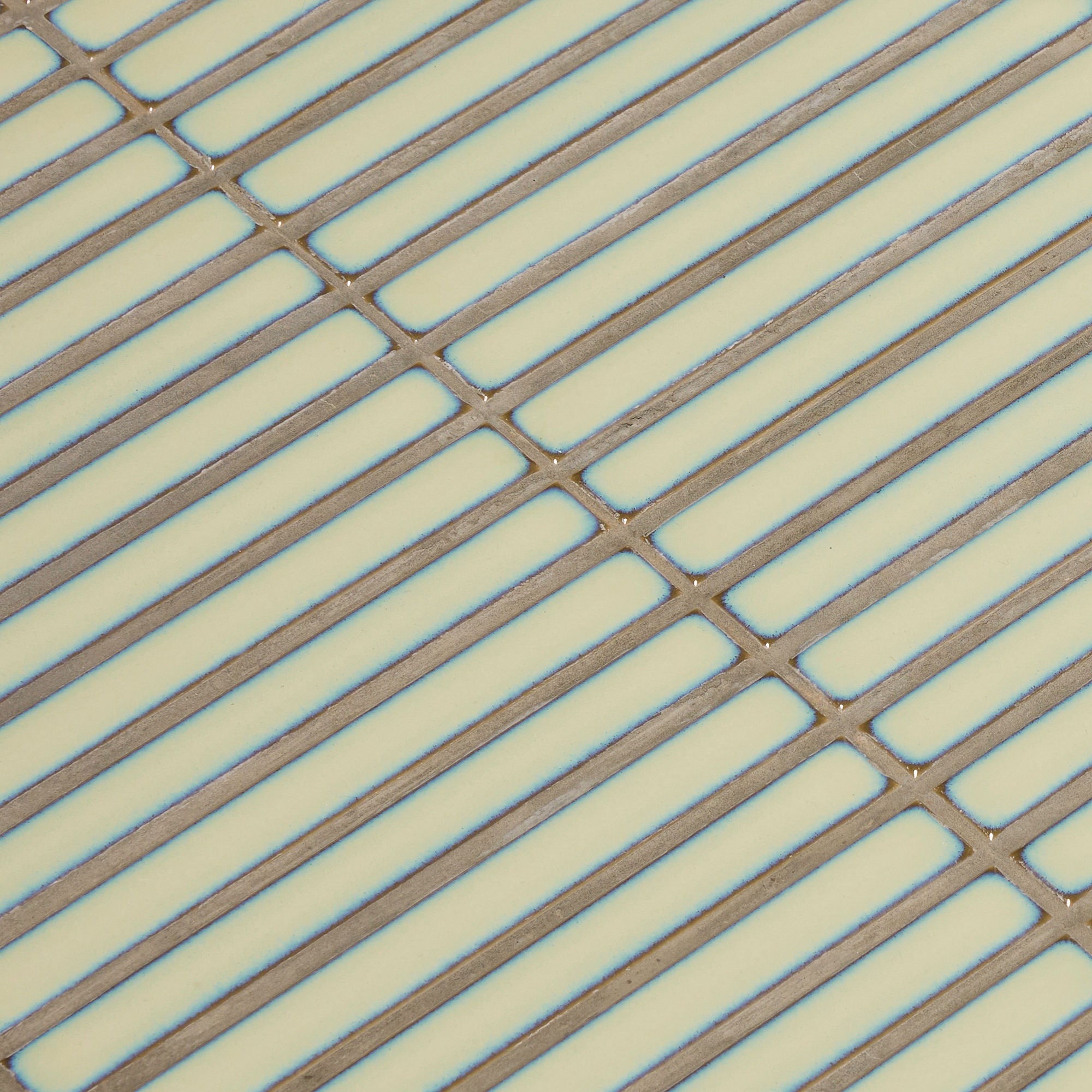 Mesa de Centro em Azulejo Menta/Natural - 61x66xh44cm