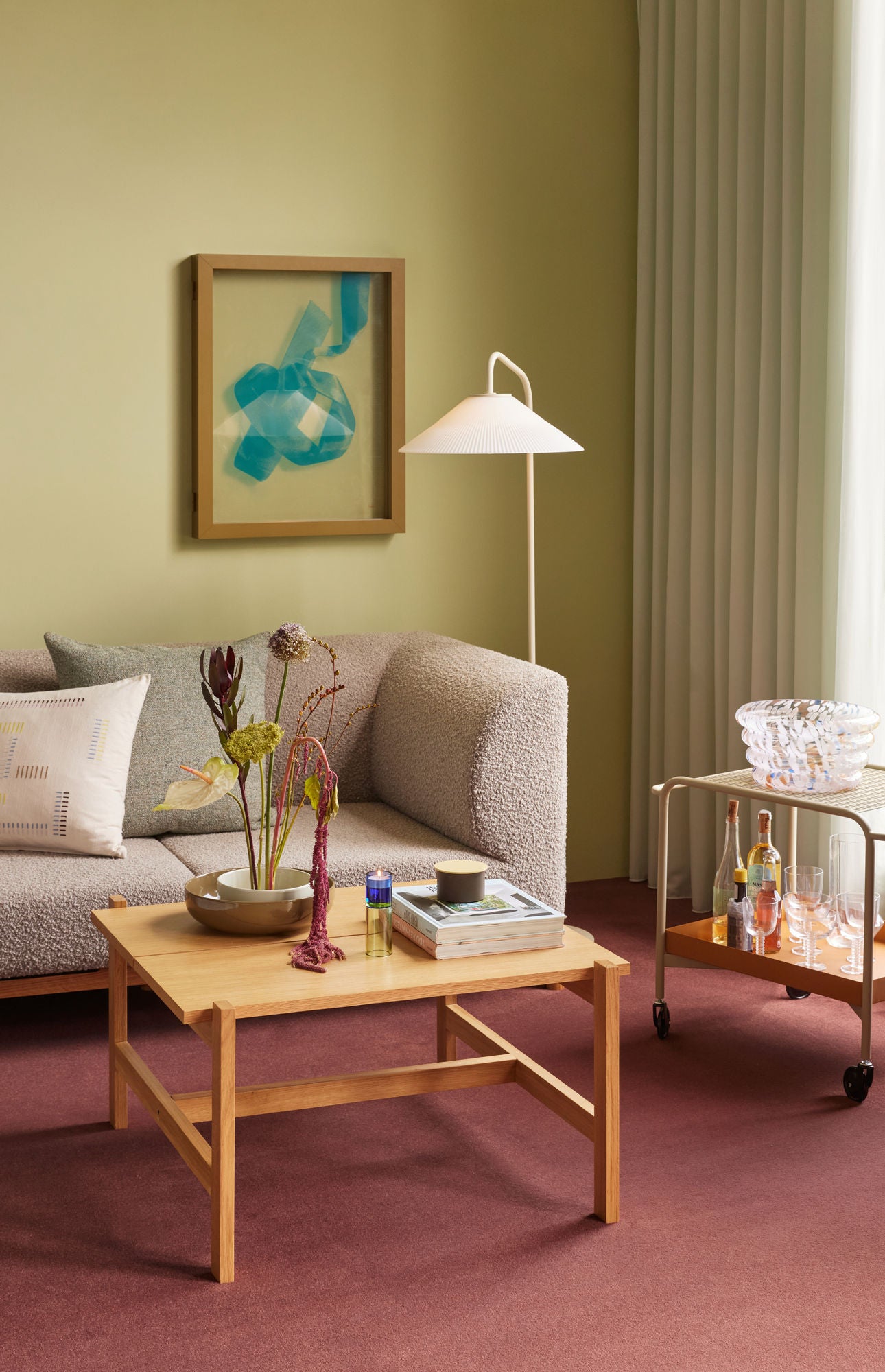 Natureza da mesa de café Hübsch Dash