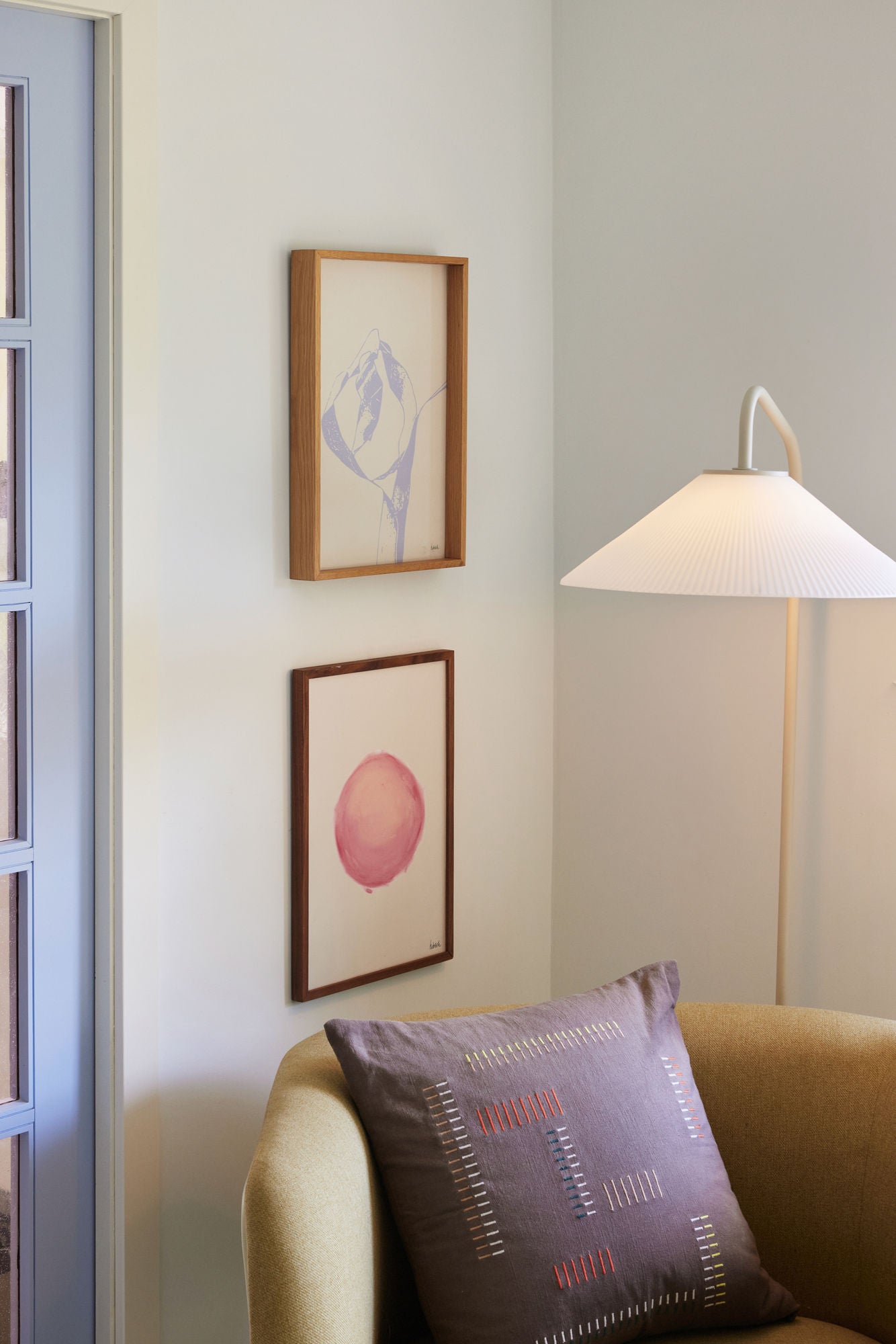 Areia de lâmpada de piso sólido hübsch