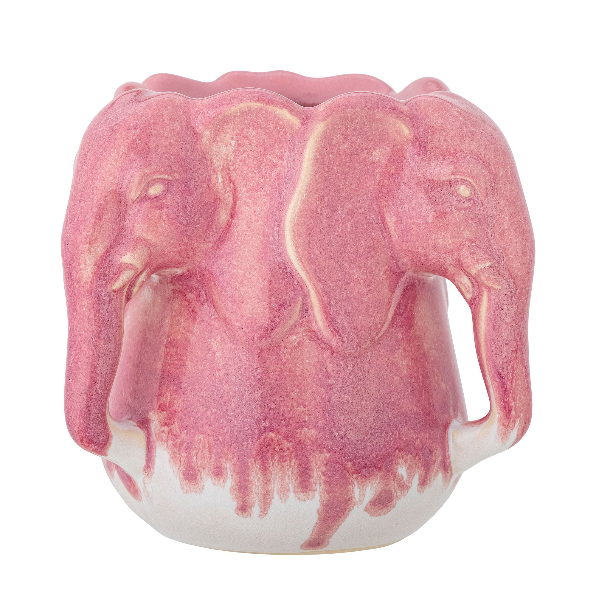 Vaso de Bloomingville Pontus, rosa, grés
