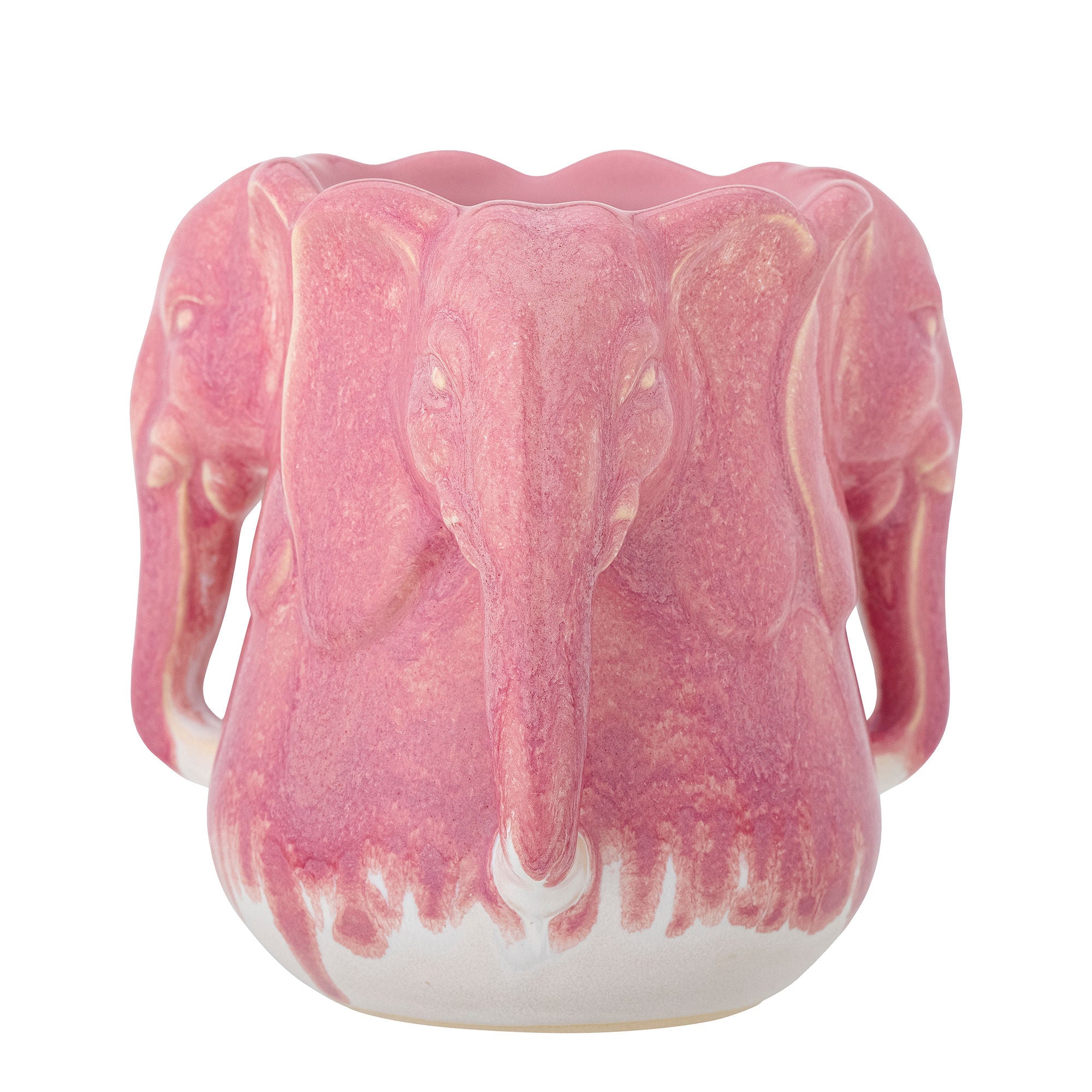 Vaso de Bloomingville Pontus, rosa, grés