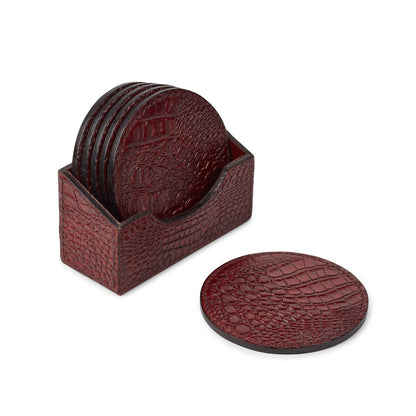 Coaster Croco | Couro de bezerro