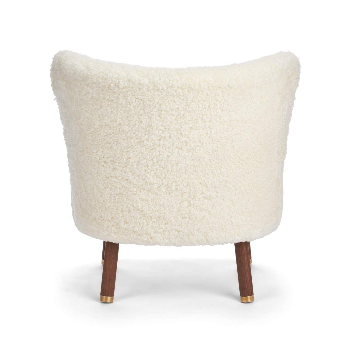 Cadeira de lounge Emil | Brass | Curto -ndado