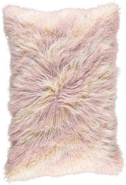 Almofada de pele de cordeiro | Encaracolado | Tibete | 60x90cm