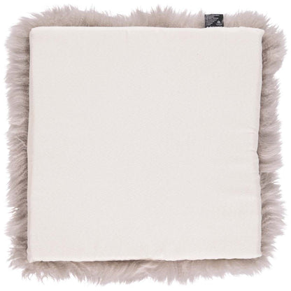 Almofada de assento com enchimento | Cabelos compridos | Nova Zelândia | 37x37cm