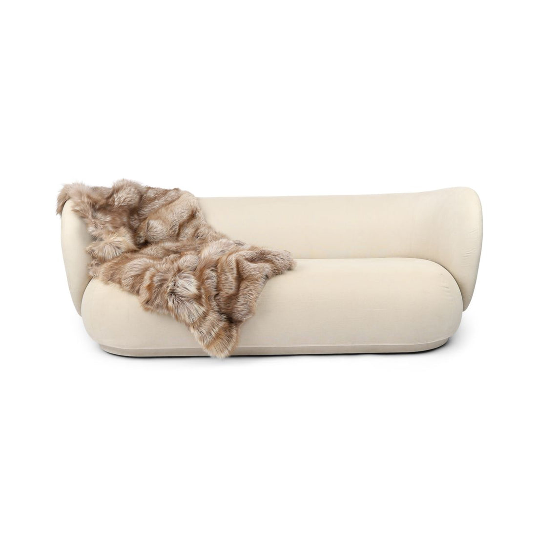 Tapete premium de raposa | Parte de trás da caxemira | Pastel | 160x70cm