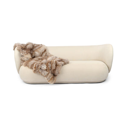 Tapete premium de raposa | Parte de trás da caxemira | Pastel | 160x70cm