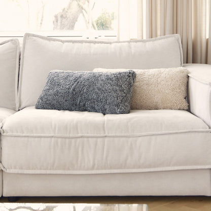 Almofada de pele de cordeiro | Pêlo curto | Nova Zelândia | Dupla Face | 30x60cm