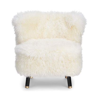 Cadeira de lounge Emil | Brass | Long -Haired