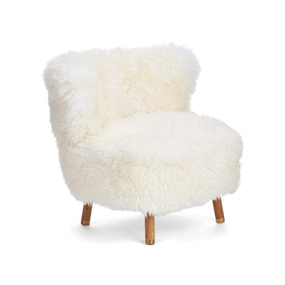 Cadeira de lounge Emil | Brass | Long -Haired