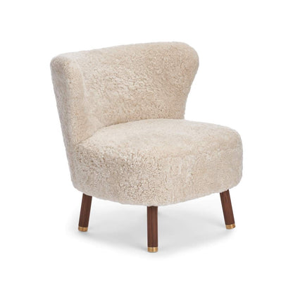 Cadeira de lounge Emil | Brass | Curto -ndado