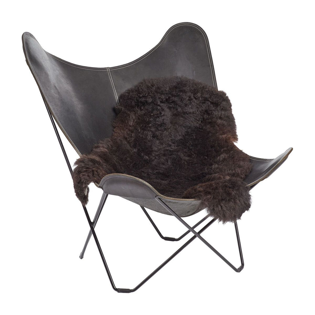 Pele de cordeiro | Pêlo curto | Islândia | 120+x60cm