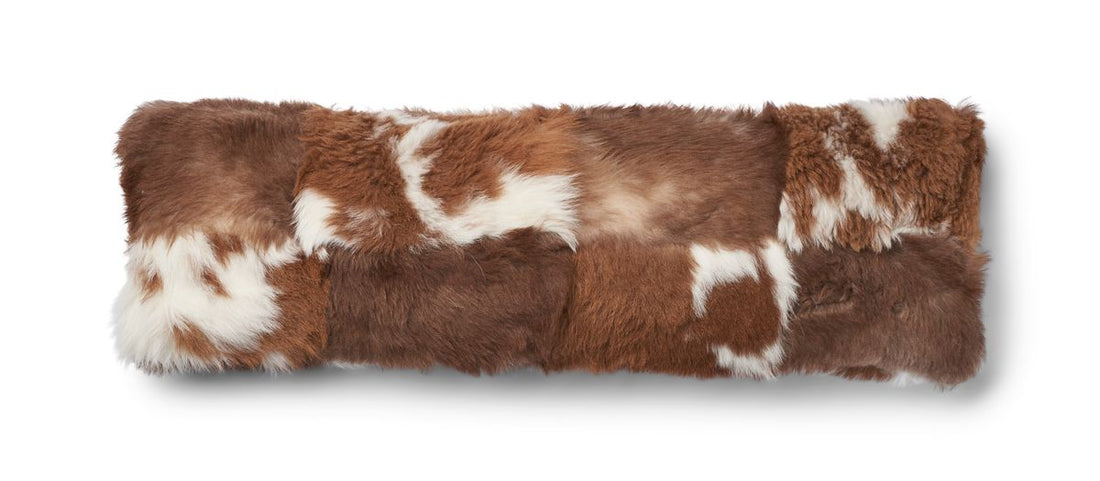 Almofada de pele de cordeiro | Toscana | Dupla face