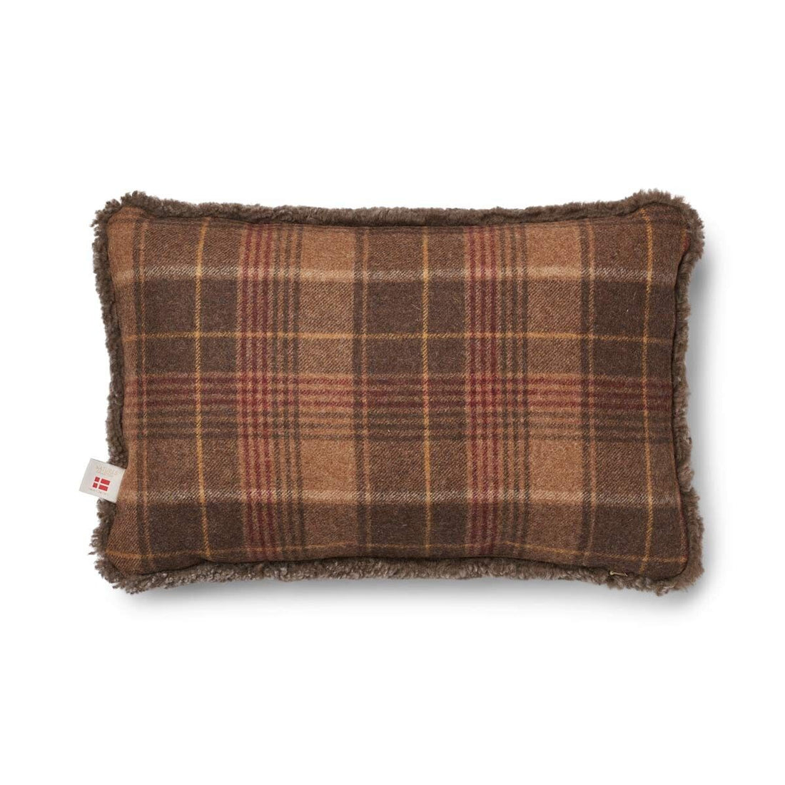 Coleção Verificada | Almofada de lã | Pêlo curto | 34x52cm