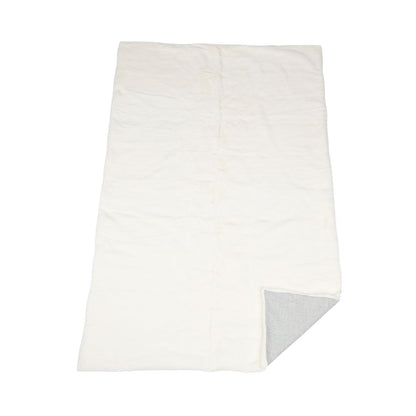 Xadrez de vison | Parte de trás da caxemira | Pérola | 122x180cm