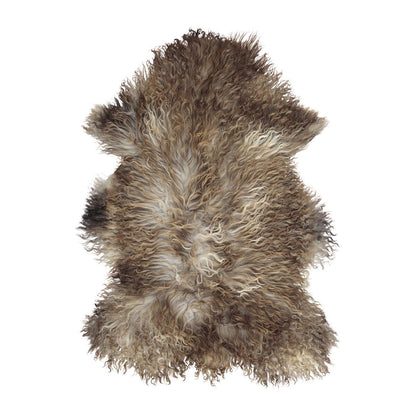 Pele de cordeiro | Cabelo comprido | 90x60 cm
