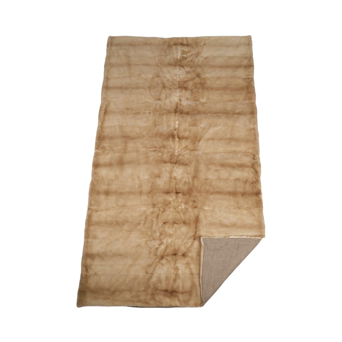 Xadrez de vison | Parte de trás da caxemira | Palomino | 130x220cm