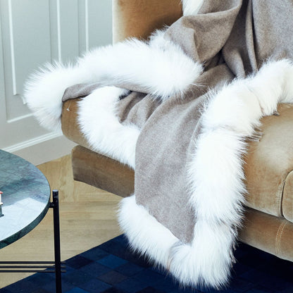 Xadrez | Caxemira, raposa | 130x200cm