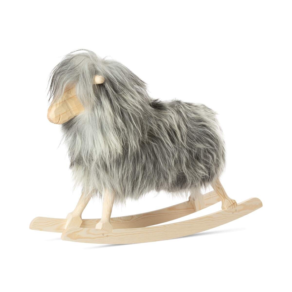 Manray Povl Kjer Design | Pele de cordeiro de pêlo comprido | Grande C85xL25xA60 cm