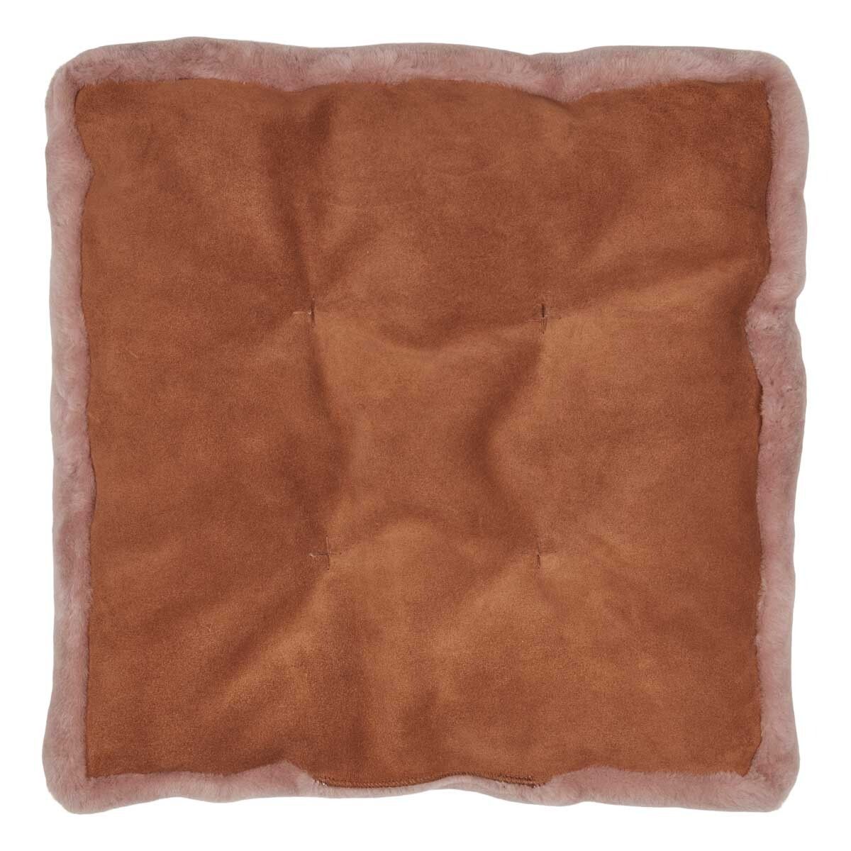 Almofada de assento com enchimento | Mocassim | Nova Zelândia | 45x45cm