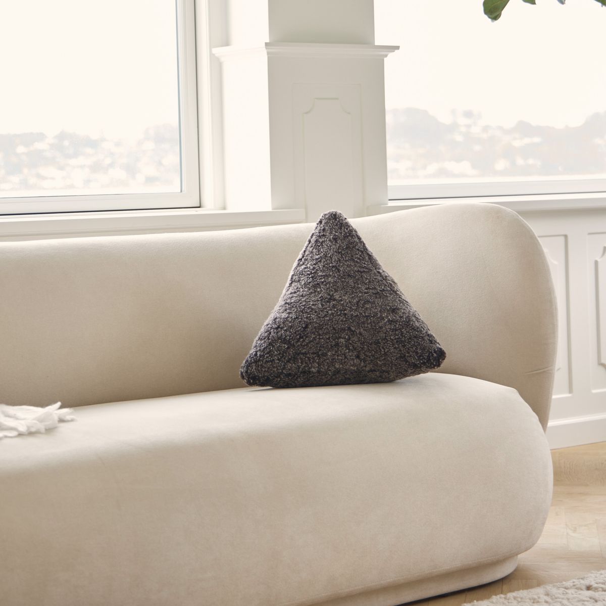 Almofada de hematita | Pêlo curto | Nova Zelândia | 35x35x35cm