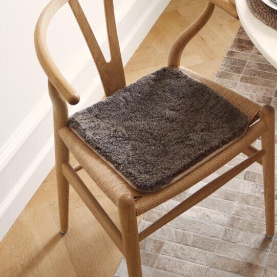 Almofada de assento zero desperdício | Pêlo curto | Nova Zelândia | 35x35cm