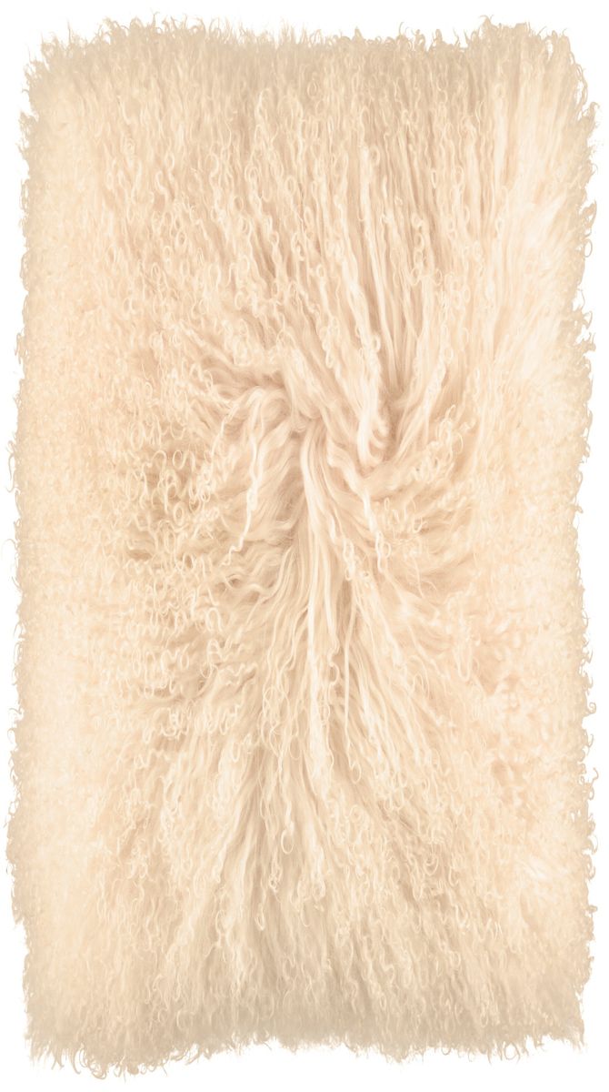 Almofadas de Lambsky enroladas 28x56 cm