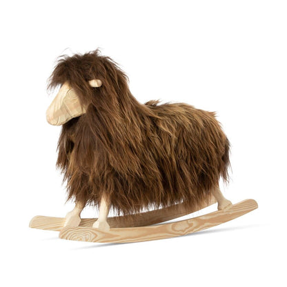 Manray Povl Kjer Design | Pele de cordeiro de pêlo comprido | Grande C85xL25xA60 cm