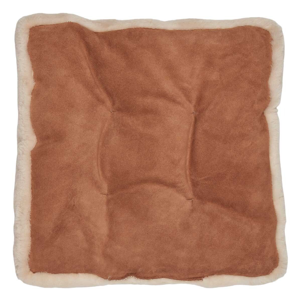 Almofada de assento com enchimento | Mocassim | Nova Zelândia | 45x45cm