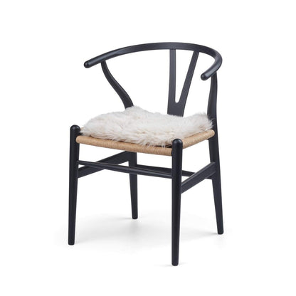 Almofada de assento zero desperdício | Cabelos compridos | Nova Zelândia | 35x35cm