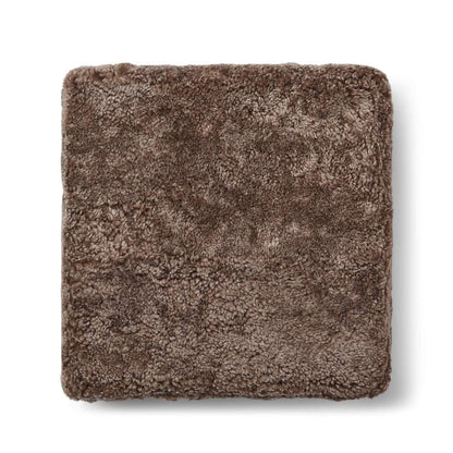 PUF | Pele de cordeiro | Cabelo curto | Nova Zelândia | 40x40x13 cm