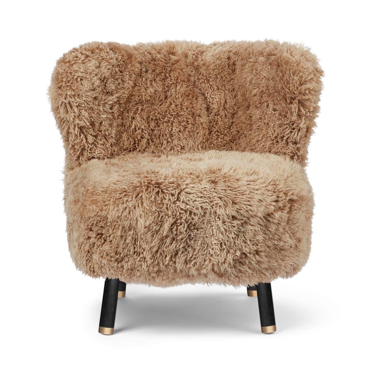 Cadeira de lounge Emil | Brass | Long -Haired