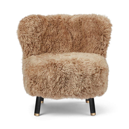 Cadeira de lounge Emil | Brass | Long -Haired
